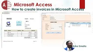 How to create invoices in Microsoft Access | Everything you need to know about Invoices in MS Access