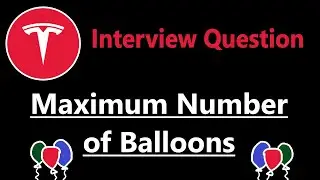 Maximum Number of Balloons - Leetcode 1189 - Python