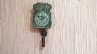 Часы ходики, Часы настенные, Часы механические, Часы антиквариат, Часы, Часы мишки в сосновом бору