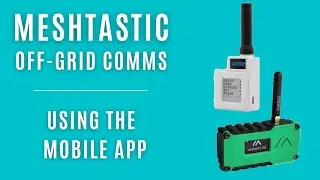 Overview of the Meshtastic Radio Mobile App Interface and Settings