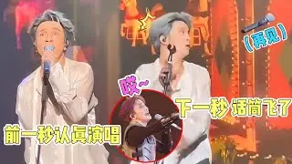 问薛之谦怎么证明他没有假唱？答：他每场都出洋相，且场场不一样 #薛之谦