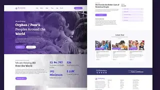 How to Design Donation Website | How to Create a Charity Website | Figma