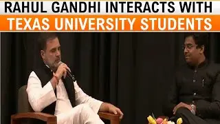 LIVE :  Rahul Gandhi interacts with the students at University of Texas in Dallas, USA | News9