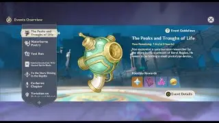 Claiming All Rewards The Peaks and Troughs of Life Event | Genshin Impact 4.1
