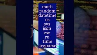 Everyone must know these Python modules #python #pythoninterviewquestions #pythonprogramming #shorts