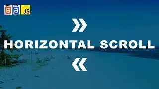 Horizontal Page Scroll Animation With GSAP.js | Website Horizontal Scroll Animation