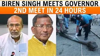 LIVE: Manipur CM Biren Singh Meets Guv Amid Unrest | News9