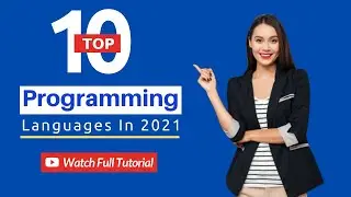 Top 10 Programming Languages In 2021 | Best Programming Languages To Learn In 2021