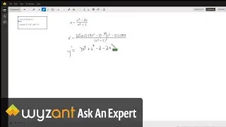 Find the derivative of a rational function using the quotient rule.