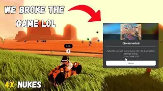 Breaking Jailbreak With Multiple Nukes...Hackers are back!?...(Roblox Jailbreak)