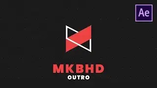 Create MKBHD outro video | After Effects Tutorial