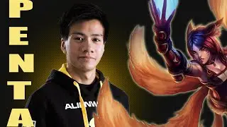 Shiphtur Ahri 14-minute Penta Kill! Gravity vs Dignitas | S5 NA LCS Summer 2015 Week 8 Day 1