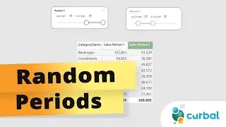 Compare sales with two random periods | Power BI modeling - 084