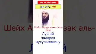 Лучший подарок брату мусульманину.Шейх Абдурраззак аль-Бадр #напоминание#шортс#ислам