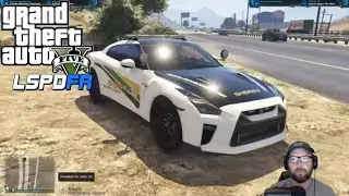 GTA 5 LSPDFR Police Mod - Radar with 2018 Nissan GTR R35  @BenzoEffect