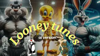 Looney Tunes Transforming Cartoon Characters into Powerful Beings with AI!