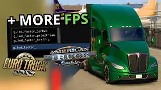 🔧SET THIS OPTION TO GET MORE FPS IN ATS & ETS2🔥| Boost FPS in American and Euro Truck Simulator 2✔️