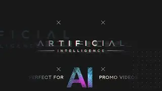 A.I. Glitch Logo Effect | Template