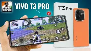 Vivo T3 Pro Bgmi Pubg Test | vivo t3 pro Bgmi gaming battery test | vivo t3 pro Bgmi with FPS Meter🔥