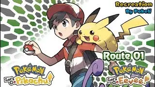Pokémon Let's Go Pikachu & Eevee Recreation - Route 1 (HQ)