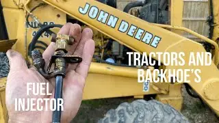 John Deere pencil fuel injector replacement