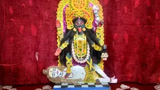 Part 2 |Maa Kali murti making with paper|माँ काली कि सुंदर मूर्ती !|mahakaali|naveenartsvlog |#kaali