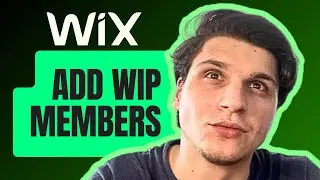 How Can I Add WIP Members On Wix Website private members| Part 1