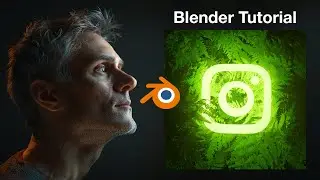 Create Cool Wallpaper Concept with Brand logos Using Blender