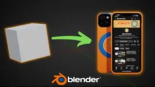 Create an iPhone in Blender in 1 Minute!