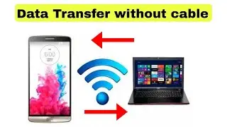 how to transfer data from mobile to laptop without usb cable