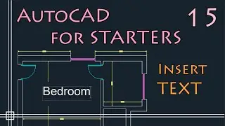 AutoCAD 2D - Insert TEXT