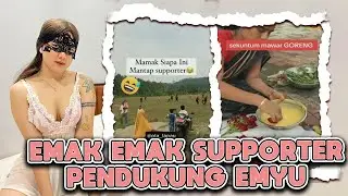 Emak emak supporter pendukung emyu 🤣🤣🤣  - React Video Kocak TikTok