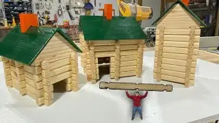 The Lincoln Log Company will HATE this video. (DIY Toy Logs)