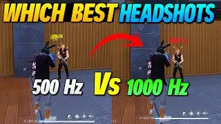 Which Polling Rate is Best for Headshots? ⚡ 500Hz vs 1000Hz Free Fire Guide