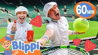 Blippi Explores Jobs at Wimbledon: The World-Famous Tennis Tournament 🎾| Educational Videos for Kids