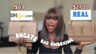 DHGATE UNBOXING | Designer Bag Unboxing & Review | YSL Bag