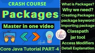 🔥Packages in Java in One Video | Packages in one video in HIndi