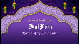 Selamat Hari Raya Idul Fitri❗️Mohon Maaf Lahir Batin