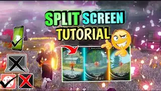 How To Make Split Screen video On Kinemaster || Split Screen Tutorial Free Fire | Str Editz