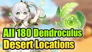 ALL 180 Dendroculus Locations ( TIMESTAMPS AND DETAILED GUIDE) -  Sumeru Desert 3.1