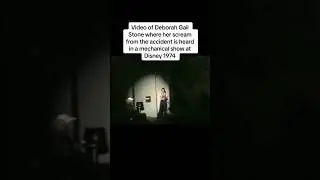Video of Deborah Gail Stone where her scream from the accident is heard at Disney 1974 