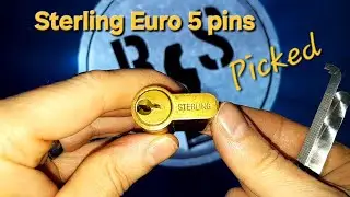 (382) Sterling Euro 5 Pin Lock SPP