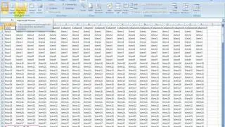 Excel | How do print out a large worksheet on one page using Excel?