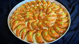 Görenler Yiyenler Baklava Sanıyor😍çok Az Bir Malzemeyle Ay Tatlısı😍Bera Tatlidunyasi