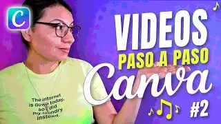 Cómo hacer VIDEOS en CANVA 2023 Tutorial