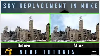 HOW TO DO SKY REPLACMENT IN 2 MINUTES | NUKE TUTORIAL | VFX VIBE