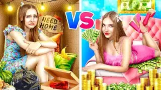 Мы Удочерили Бездомную Девушку || Бедная Дочь VS Богатые Родители