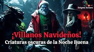 🔴¡Villanos Navideños!🎄 Criaturas oscuras de la Noche Buena.