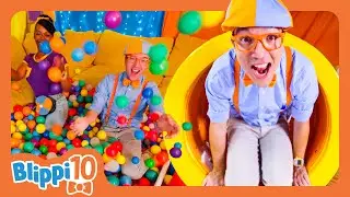 Blippi’s Top 10 Moments in Indoor Playgrounds! - Blippis Top 10 | Educational Videos for Kids