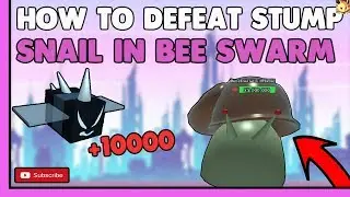 bee swarm simulator how to defeat stump snail - (tips and tricks)
